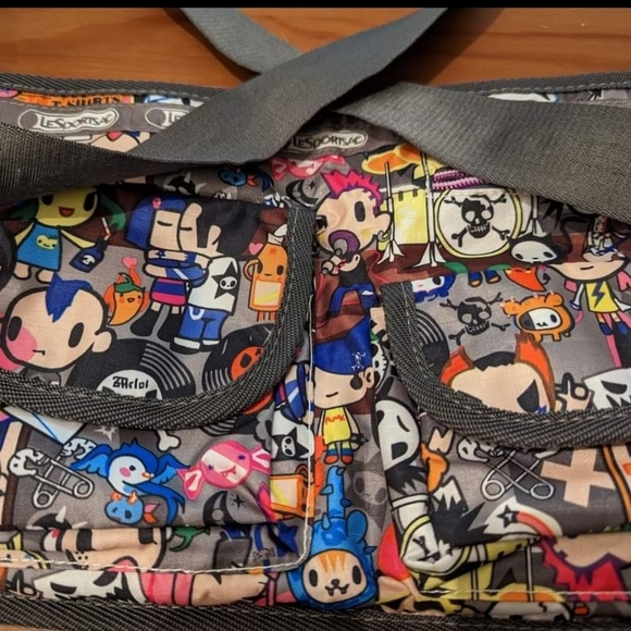 TokiDoki Lesportsac bag (approx. 14" x 9") - Picture 2 of 6
